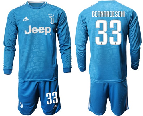 Juventus #33 Bernardeschi Third Long Sleeves Soccer Club Jersey